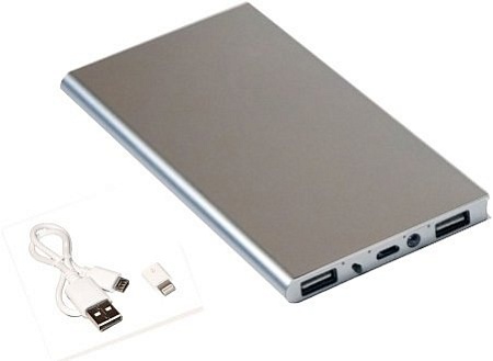 Портативное зарядное устройство KS-IS KS-279 (серебристый)