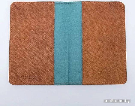 Обложка для паспорта Poshete 681-OP0106151-BIR (бирюзовый)