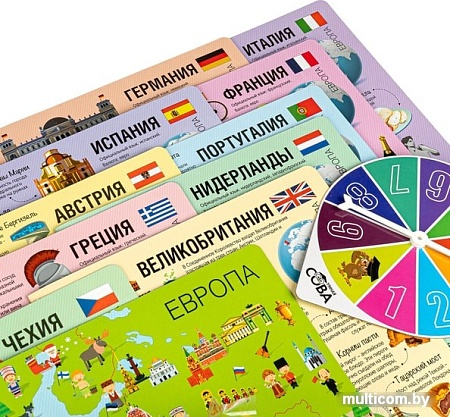 Развивающая игра Bondibon Умная сова. Страны Европы ВВ4337