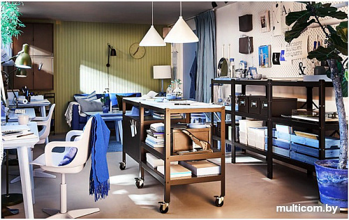 Офисный стул Ikea Одгер (бежевый) 503.952.64