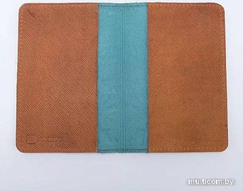 Обложка для паспорта Poshete 681-OP0106151-BIR (бирюзовый)