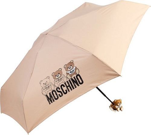 Зонт Moschino 8061-SuperminiA Bear Scribbles Beige