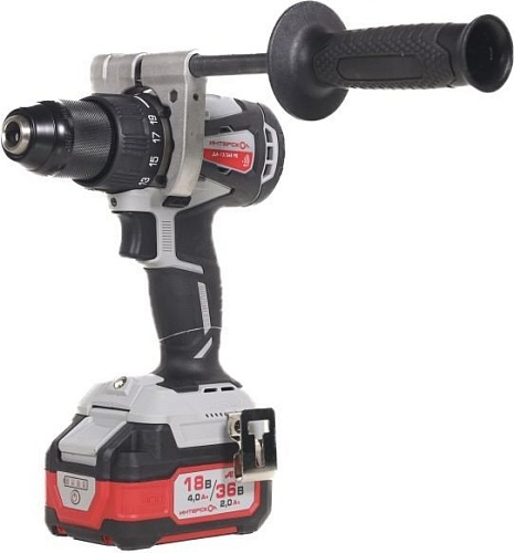 Дрель-шуруповерт Интерскол ДА-13/36В 90 861.2.2.70 (с 2-мя АКБ, кейс)