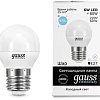 Светодиодная лампочка Gauss Elementary Globe 6W E27 6500K 53236