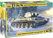 Сборная модель Звезда Советский средний танк Т-34/76 1943 УЗТМ