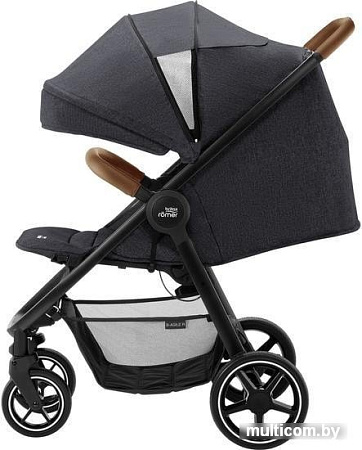 Коляска прогулочная «книга» Britax Romer B-Agile R (black shadow/brown)