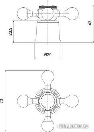 Рукоятка IDDIS Optima Home 991KR201SM