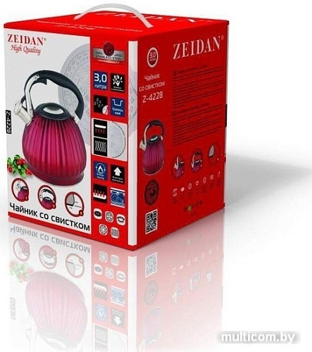Чайник со свистком ZEIDAN Z-4228