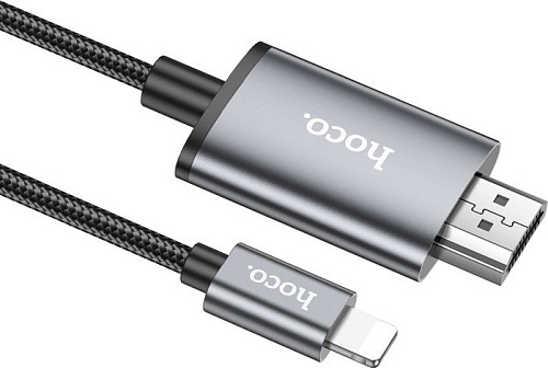 Hoco UA27 Lightning - HDMI (2 м, черный)
