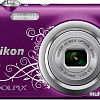 Фотоаппарат Nikon Coolpix A100 (фиолетовый с графикой)