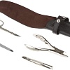 Набор для маникюра и педикюра Dewal 901BROWN (коричневый)