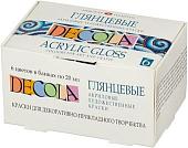 Акриловые краски Decola Глянцевые 2941024 (6 цв.)