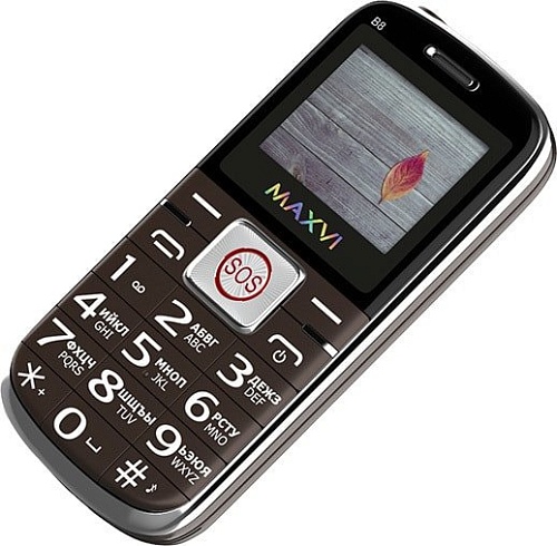 Мобильный телефон Maxvi B8 (коричневый)