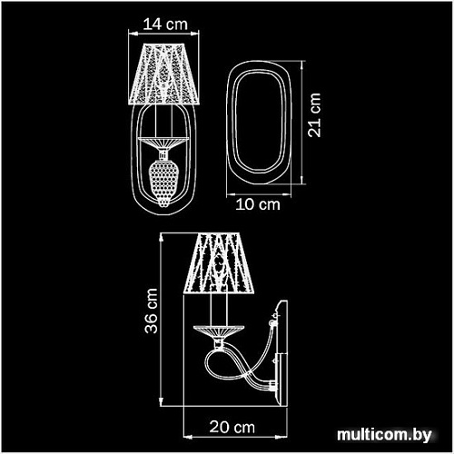 Бра Osgona 705614