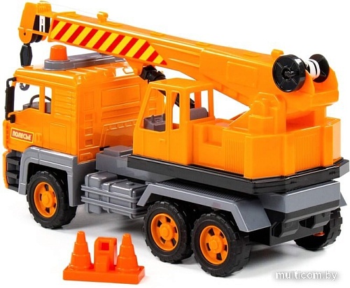 Автомобиль с краном Полесье Алмаз автомобиль-кран инерционный 86716