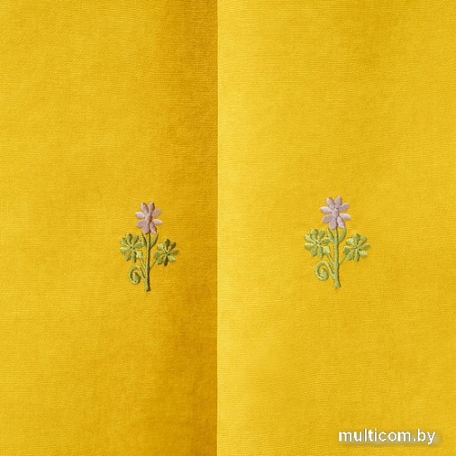 Комплект штор Pasionaria Гинко 290x260 (желтый)