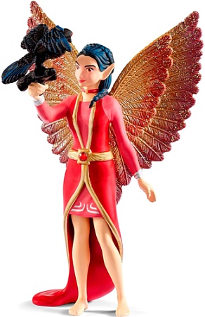 Набор фигурок Schleich Эльф Нурай с вороном Мунин 70586