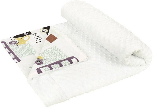 Плед Amarobaby Растем вместе. Город 85x95 (желтый/белый)