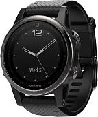 Умные часы Garmin Fenix 5S Sapphire 42mm (черный/черный) [010-01685-10]