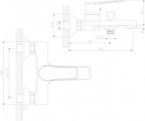 Смеситель Decoroom DR39036