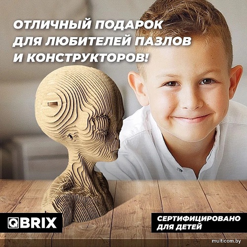 Конструктор QBRIX Инопланетянин 3D 20024