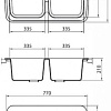 Кухонная мойка Granicom G004 (сахара)