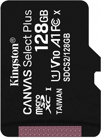 Карта памяти Kingston Canvas Select Plus microSDXC 128GB