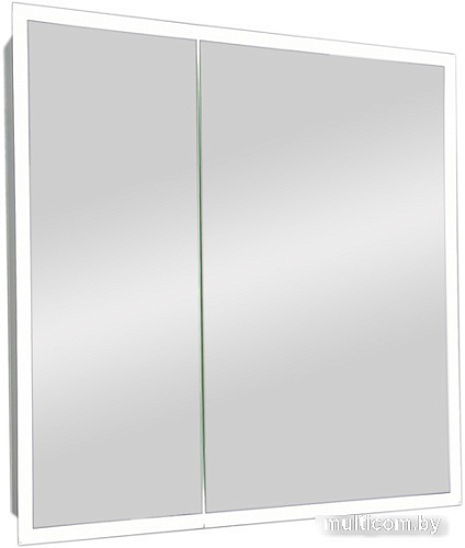 Континент Шкаф с зеркалом Reflex Led 80x80 (с датчиком движения)