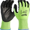 Перчатки хозяйственные Milwaukee Hi-Vis Cut level 2/B 8/M 4932479922