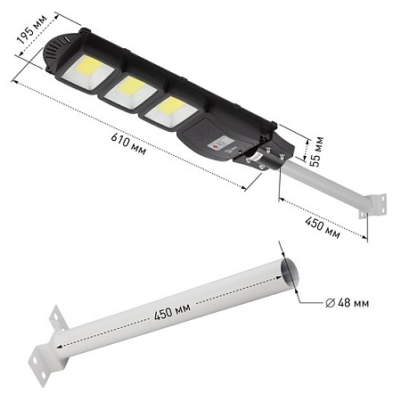 Уличный настенный светильник ЭРА Б0046796
