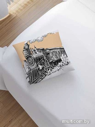 Чехол на подушку JoyArty Старый паровоз sl_22388