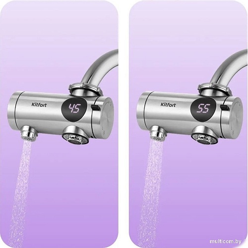 Проточный электрический водонагреватель на кран Kitfort KT-6523