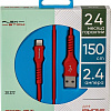 Кабель Atomic Flexstick Robust 30.322 USB Type-A - Lightning (1.5 м, красный)