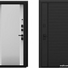 Металлическая дверь Guard Line зеркало графит/шагрень белая (86x205, правая)
