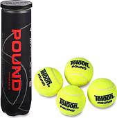 Набор теннисных мячей Teloon Pount-Tour 828T Р4 (4 шт, желтый)