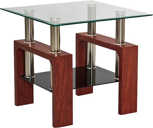 Журнальный столик Signal Lisa D Basic (белый)