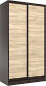 Шкаф-купе Евва 158 VSG.13 АЭП ШК.2 01 (венге/дуб сонома)