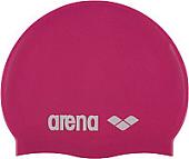 Шапочка для плавания ARENA Classic Silicone Jr 91670 91 (fuchsia/white)
