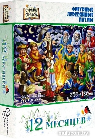 Мозаика/пазл Нескучные игры Страна Сказок 12 месяцев