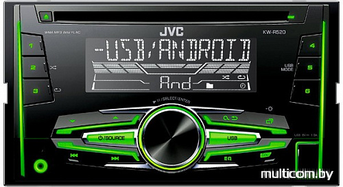 CD/MP3-магнитола JVC KW-R520