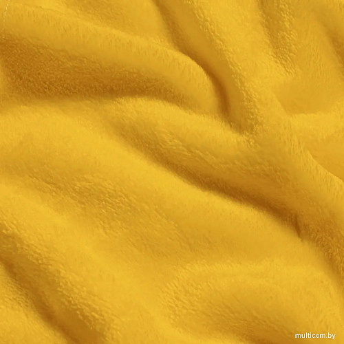 Плед Casa Conforte Royal Flannel 150x200 6155359 (желтый)