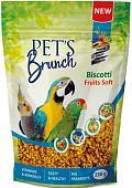 Корм для птиц Pet's Brunch Функциональный десерт Biscotti Fruits Soft 230 г