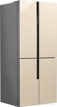 Четырёхдверный холодильник CENTEK CT-1750 Beige