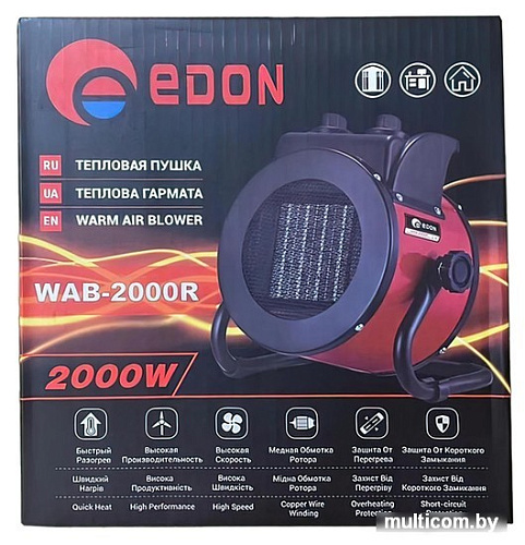 Тепловая пушка Edon WAB-2000R