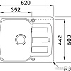 Кухонная мойка Franke Antea AZG 611-62 (оникс)