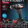 Ударная дрель-шуруповерт Deli DE-CZ20-2D2 (с 2-мя АКБ, сумка)