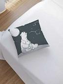 Чехол на подушку JoyArty Полярная медведица и медвежонок sl_30156