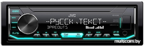 USB-магнитола JVC KD-X355