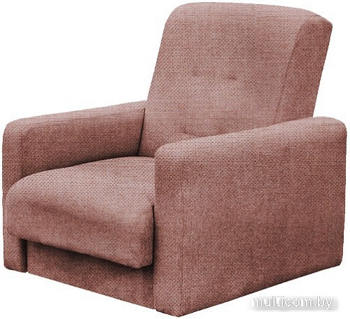 Интерьерное кресло Экомебель Лондон-2 рогожка (коричневый)