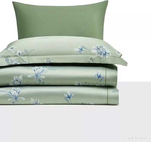 Постельное белье Arya Majestik Бамбук 2сп 8680943247520 (зеленый/синий)